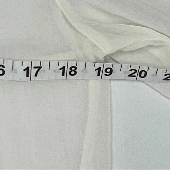 Love Stitch Sheer Embroidered Top Size Small - Picture 6 of 12